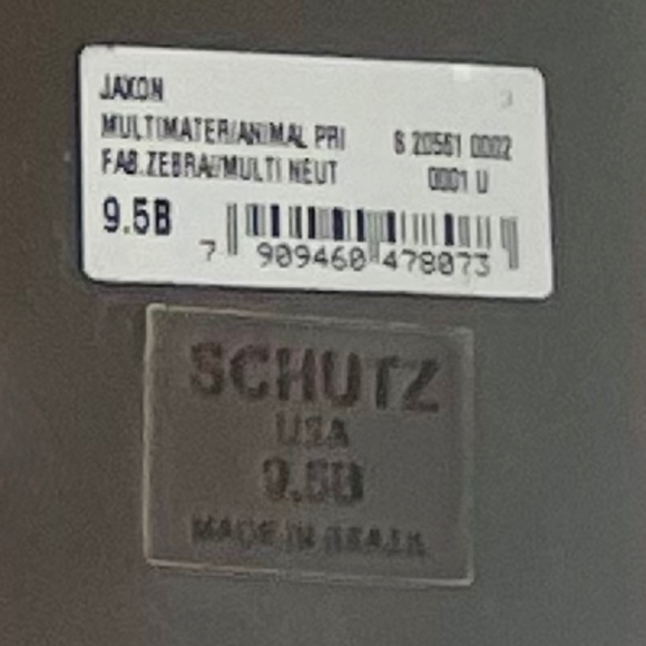 SCHUTZ | Animal Print Bowtie JAXON Espadrilles Platform Slide Sandals 9.5 NWT - Picture 5 of 5